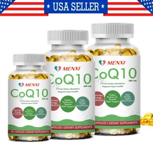 CoQ10 Coenzym Q-10 Coenzym 300mg Kapseln BIOPERIN Antioxidans Herzenergie - Bild 1 von 11