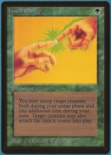 Instill Energy Beta MINT Green Uncommon MAGIC MTG CARD (ID# 235988) ABUGames