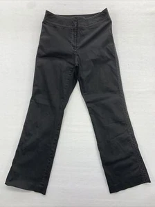 Apostrophe Women's Pants Size 10 Black Boot Wide Leg Flat Front Casual - Picture 1 of 16