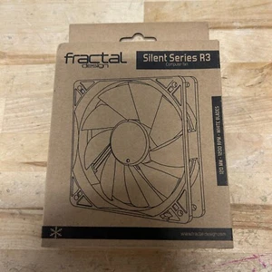 Fractal Design Silent Series R3 120 mm 1200 RPM Black Frame Computer Cooling Fan - Picture 1 of 2