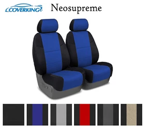 Coverking Custom Front Row Seat Covers Neosupreme - Choose Color - Picture 1 of 12