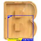 Creative Saving Box 26 English Alphabet Wooden Money Storage Box Jar (B)
