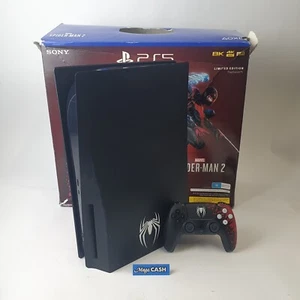 Sony Playstation 5 (PS5) Disc Version - CFI-1202A - Spiderman Edition - Picture 1 of 23