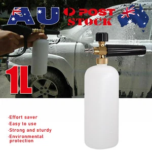 High Pressure Snow Foam Washer Gun Jet Car Wash Lance Cannon Spray Bottle Kit S - Picture 1 of 12