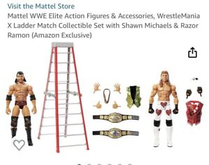 WWE Elite Wrestlemania X HBK Shawn Michaels vs Razor Ramon-PREORDER New In Box