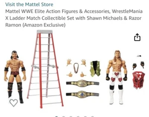 WWE Elite Wrestlemania X HBK Shawn Michaels vs Razor Ramon-PREORDER New In Box - Picture 1 of 2