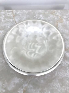 Vintage WMF-IKORA Gebürstet Silber Teller Fuß Serviertablett Bonboniere Germany - Bild 1 von 6