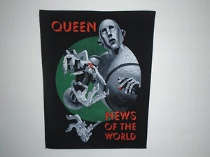 QUEEN NEWS OF THE WORLD PRINTED BACK PATCH - Picture 1 of 1