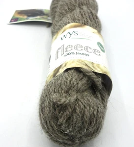 West Yorkshire Spinners Fleece 100% Jacobs Wool Aran 1 Hank Medium Grey 133 Yds - Picture 1 of 5