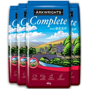 Arkwrights Complete Dry Dog Food 4x4kg with Beef for Working Dogs - Picture 1 of 6