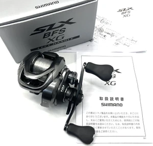 SHIMANO 25 SLX BFS XG 8.2:1 LEFT Bait Casting Reel with Box From JPN "Top Mint" - Picture 1 of 24