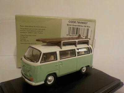 VW Camper - Verde Branco, Carros Modelo, Oxford Diecast (Especial) 1/76 76VW007 - Imagem 1 de 2
