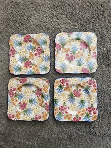 Vintage Royal Winton Ware Marguerite Grimwades Dessert Plates...Set Of 4 - Picture 1 of 10