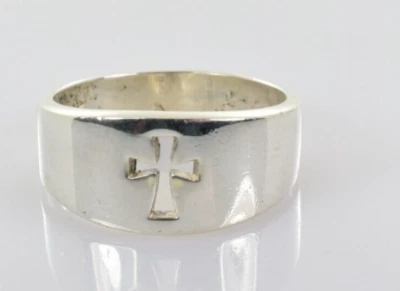 Anillo cruzado estrecho James Avery en plata de ley talla 5,5 Foto 1 de 4