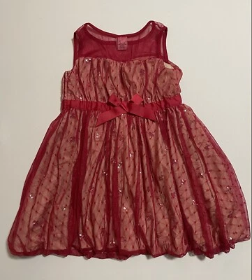 Harajuku Mini 7/8 Gorgeous Red Sequin Girls Dress! Perfect Christmas Dress 🌲 - Image 1 of 4