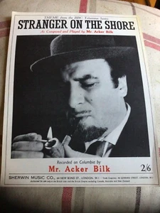 ACKER BILK STRANGER ON THE SHORE THEME FROM THE BBC TV SERIES SHEET MUSIC - Picture 1 of 1