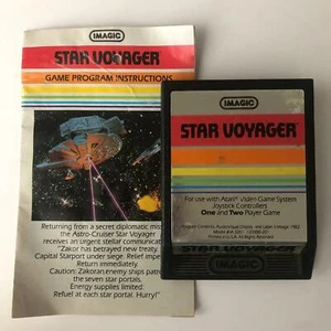 Cartucho de juego original STAR VOYAGER Atari 2600 IA3201 y manual imagic - Imagen 1 de 1