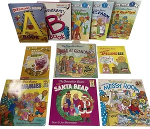 11 Berenstain Bears First Time Story Books Lot Puppet Bernstein Vtg 1980s-2000s - Picture 1 of 12