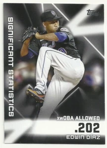 2023 TOPPS BASEBALL - EDWIN DIAZ - SIGNIFIKANTE STATISTIK - #12 - NEW YORK METS - Bild 1 von 1