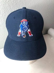 New England Patriots New Era 59Fifty Mütze - NFL Cap - Größe 6 Fitted - Blau Rot - Bild 1 von 7