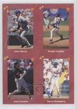 1991 Classic Update Red Travel Edition Dwight Gooden John Olerud Jose Canseco