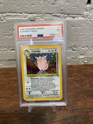 PSA 7 NM Pokémon Clefable Jungle Holo - Image 1 of 2