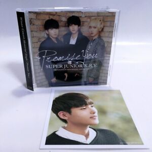 CD SUPER JUNIOR K.R.Y Promise You Japan E.L.F Limited with Ryeowook Photocard