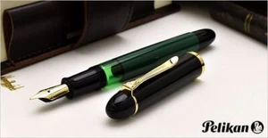 Pelikan M120 Special Edition grün schwarz Feder EF / F / M - Bild 1 von 6