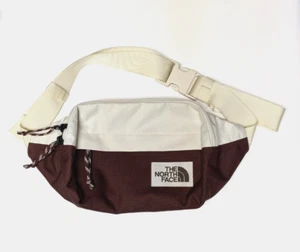 The North Face Berkeley Lumbar Waist Pack Vintage White Sequoia Red FREE SHIP - Picture 1 of 16