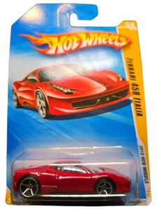 Hot Wheels 2010 New Models Ferrari 458 Italia Car # 34/44 - Picture 1 of 2