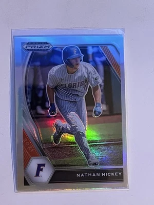 2021 Panini Prizm Draft Picks - Nathan Hickey #PDP136 Silver Prizm (RC) - Image 1 of 2