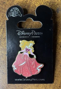 Disney 2007 Princess Aurora Sparkle Glitter Dress Gown Sleeping Beauty Pin New - Picture 1 of 2