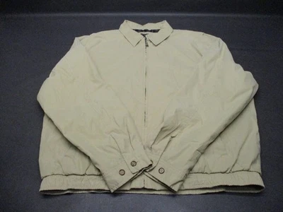Vintage Lyle & Scott Harrington Jacket Mens XL Lined Button Cuffs Beige - Image 1 of 4