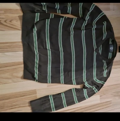 Herrenpullover Set Gestreift In Blau Und Grün Gr L - Bild 1 von 4