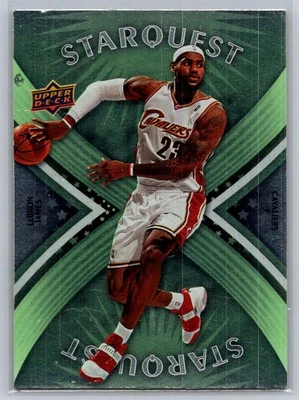 2008-09 Upper Deck First Edition #SQ-17 LeBron James StarQuest Green - Image 1 of 2