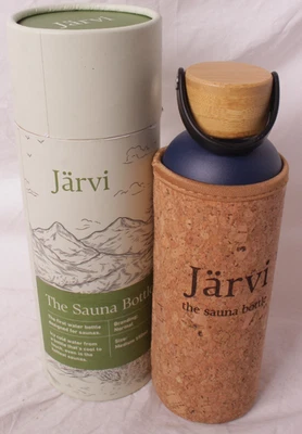 NEW - The Sauna Bottle by Jarvi - blue - medium 550 ml - water bottle