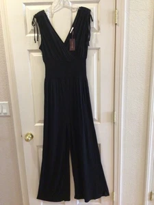 Lascana Black jumpsuit women’s Size 38 Sleeveless NWT - Picture 1 of 3