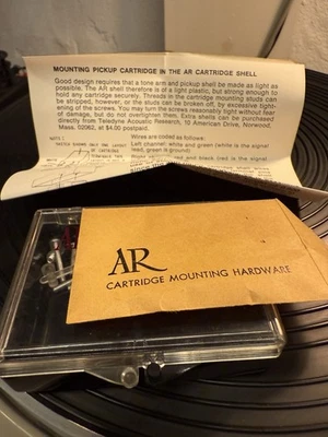 HERRAJES DE MONTAJE TOCADISCOS AR-XA ACOUSTIC RESEARCH DE COLECCIÓN NOS Foto 1 de 4