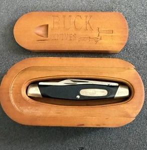 Buck 309 Whittler Knife - Rare 3 Blade Version - Wood Display Box - “MINT” - Picture 1 of 11