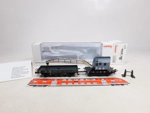 EC713-2# Märklin H0 AC 46717 Set Kranwagen mit Schutzwagen DB digital NEUW+OVP - Bild 1 von 5