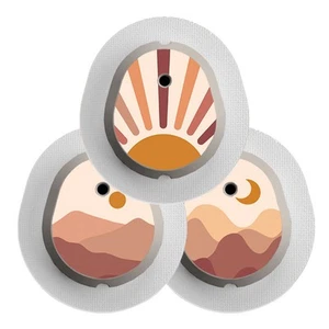 Aufkleber für Dexcom G7 Sticker - 3er Set "Sunset" | Diasticker® - Picture 1 of 4