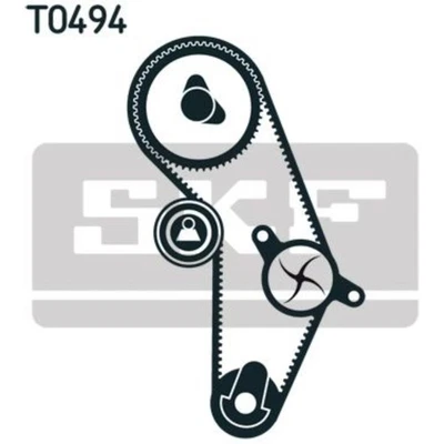 SKF Kit Courroie de Distribution pour Mitsubishi COLT IV Ca _ A 1.6 Glxi 16V V - Photo 1/2