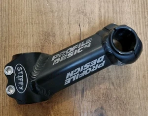 Profile Design "Stiffy" Aheadset Stem In Black/Silver (1+1/8th) USED - Picture 1 of 12