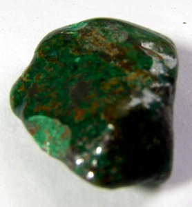 RARA PIEDRA DE MALAQUITA Y CHALOCITA - 3,1 x 2,3 cms 14,65 gms #10 - astillada - Imagen 1 de 5