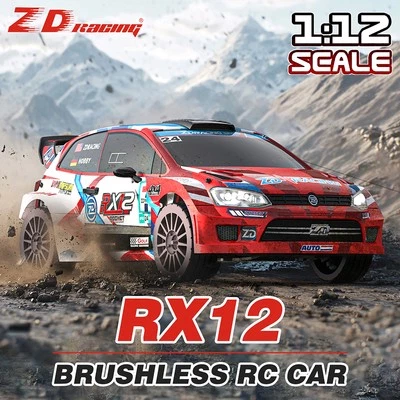 ZD Racing RC Car 1:12 RX12 Brushless Car 70KM/H 4WD 2200mAh 350M Rally Vehicle - Image 1 of 4