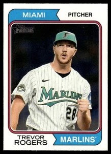 2023 Topps Heritage High Number Trevor Rogers Miami Marlins #540 - Picture 1 of 2