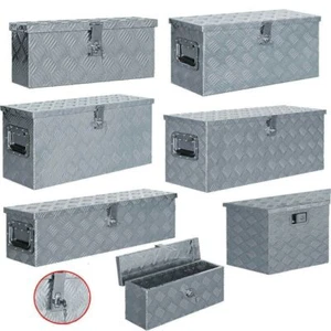 Aluminum Truck Tool Box Heavy Duty Trailer RV Underbody Bed Storage Boxes Locker - Picture 1 of 14