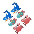 6 Pcs Anti Shower Stickers Bathtub Non- Frosted Child