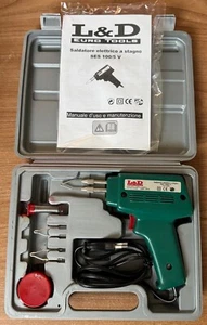 Saldatore Elettrico L&D Istantaneo stagno 100 Watt in valigetta + ACCESSORI - Imagen 1 de 6