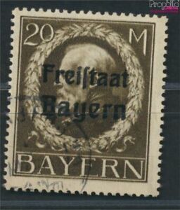 Bavaria 170A tested fine used / cancelled 1919 King Ludwig with Print (9462428
